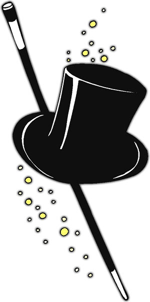 free clipart top hat and cane - photo #3