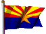 The Great State of Arizona Flag Animation