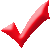 red check with transparent background
