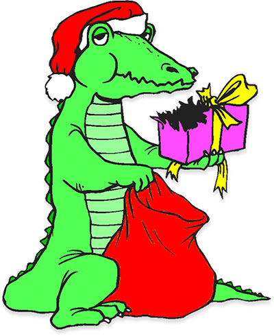 alligator Christmas present