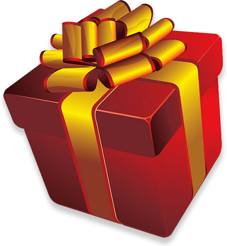 Christmas gift red box