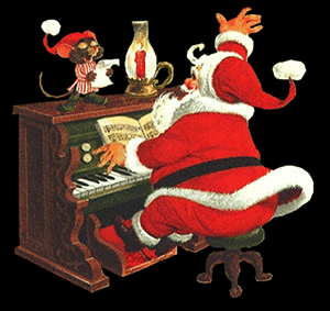 Santa singing