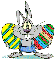 bunny and eggs