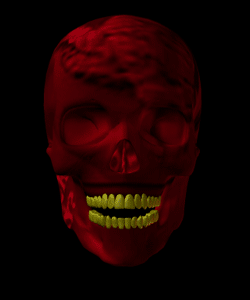 animated skull background image