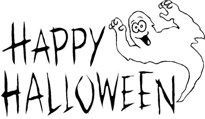 free black white halloween clip art - photo #40