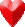 T - heart red