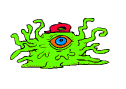 one eyed monster - animated gif