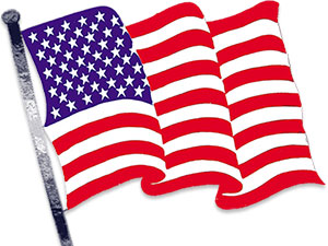 American Flag clipart