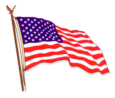 american flag animated clipart fun