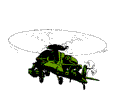 animated army copter