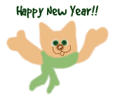 new year cat