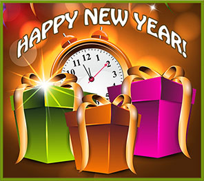 happy new year images with animation