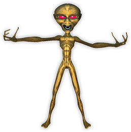 alien with grabby hands