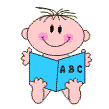 baby learning abc's