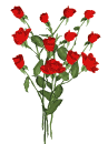 Red Roses animated