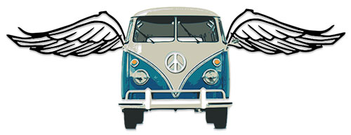 flying VW