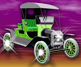 car graphics antique - model t