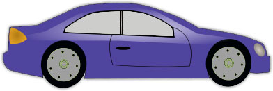 purple car