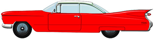 Cadillac red