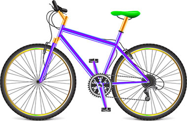 bicycle bright colors