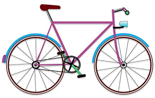 colorful bicycle