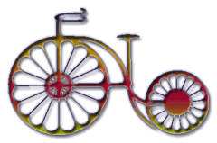bicycles graphics antique