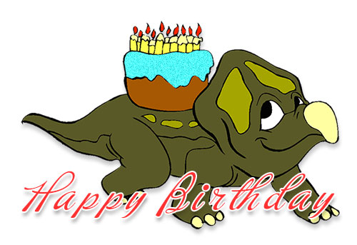 birthday dinosaur