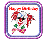 Happy Birthdat clown