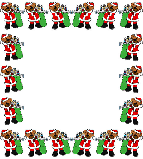 christmas images clip art borders