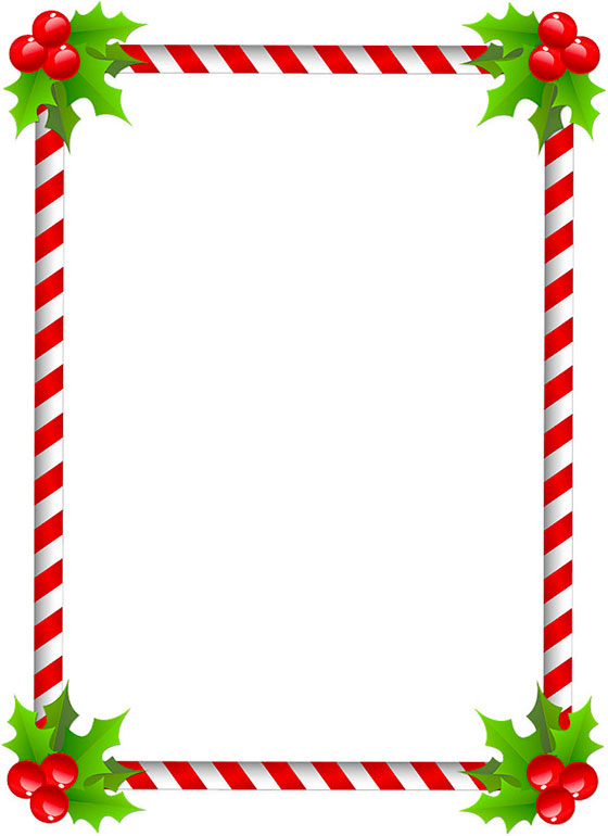 christmas candy border clipart