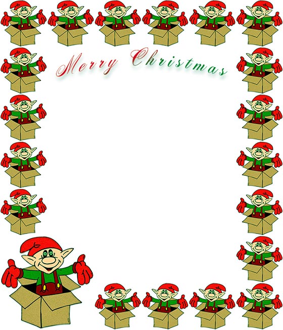 christmas images clip art borders