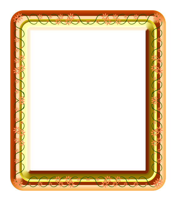 orange yellow frame