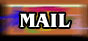 mail clipart blue red and brown