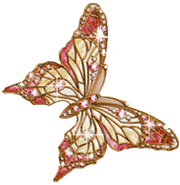 butterfly animated glitter