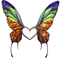 butterfly and heart