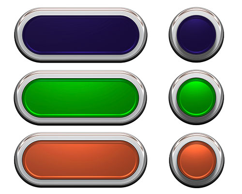 set of buttons