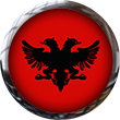 Albania flag button