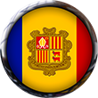 Andorra Flag Button Clipart