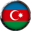 azerbaijan flag button
