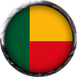Benin Flag Button