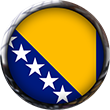 Bosnia and Herzegovina flag button