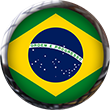 Brazil flag button