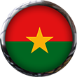 Burkina Faso flag button