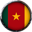 Cameroon Flag button