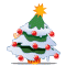 Christmas tree and reindeer