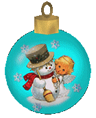 snowman ornament animation
