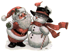 Cartoon Cute Winter Christmas Snowman GIF PNG Images