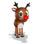 young rudolph animation