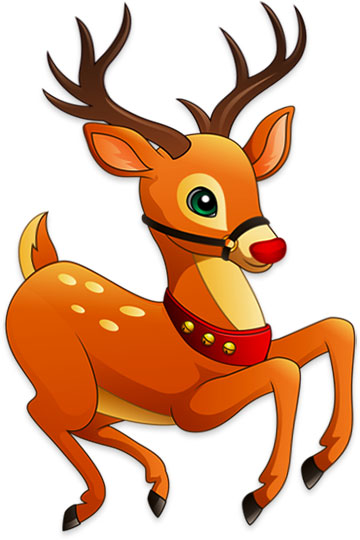 Free Christmas Clipart Rudolph The Red Nosed Reindeer