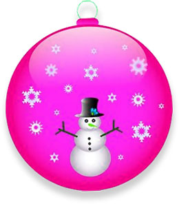 snowman ornament